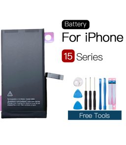 Brand New 0 Cycle Battery For iPhone15 iPhone15Pro iPhone15Plus iPhone15 Promax Replaceable Battery with Free Tools Fast Shipping