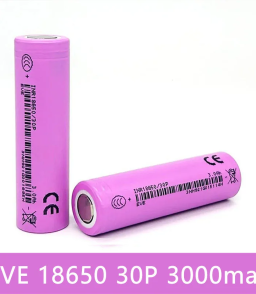 Original EVE 18650 30P 3000mah Lithium Battery INR18650 3.6V Lithium-ion Cells for Power Tools, Assembling Battery Packs, Electric Tools, Flashlights, DIY