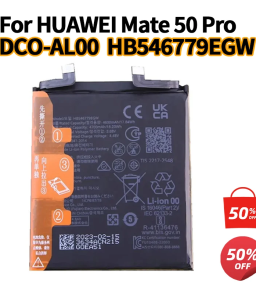 100% NEW 4700mAh HB546779EGW Battery for Huawei Mate 50 Pro DCO-AL00 Mate 50 RS Porsche Edition Replacement Battery with Tools
