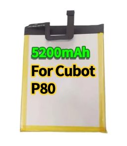 100% NEW Replacement Battery For Cubot P80 Battery 5200mAh Mobile Phone Replacement Backup Batteria Batterie For Cubot with Free Tools